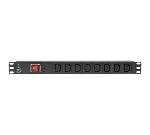 Блок розеток серии SNR-PDU базовый на 8xC13, без шнура питания с вилкой C14, 10A