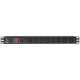 Блок розеток серии SNR-PDU базовый на 8xC13, без шнура питания с вилкой C14, 10A