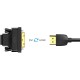 Адаптер-переходник Vention DVI 24+1 M/ HDMI 19F Адаптер-переходник Vention DVI 24+1M/HDMI 19F (ECDB0)