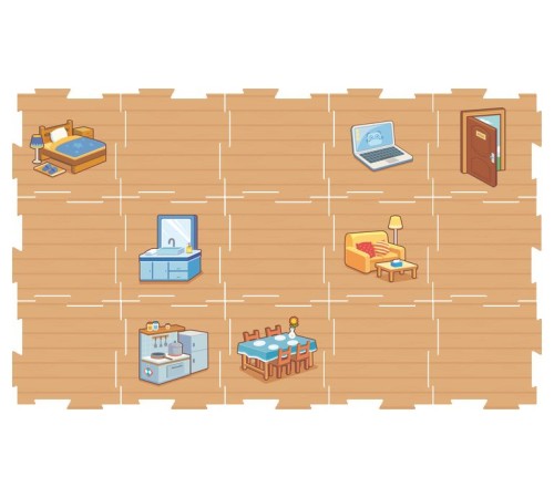 Ресурсный набор дополнительных карт mTiny Coding Kit My World Map Pack