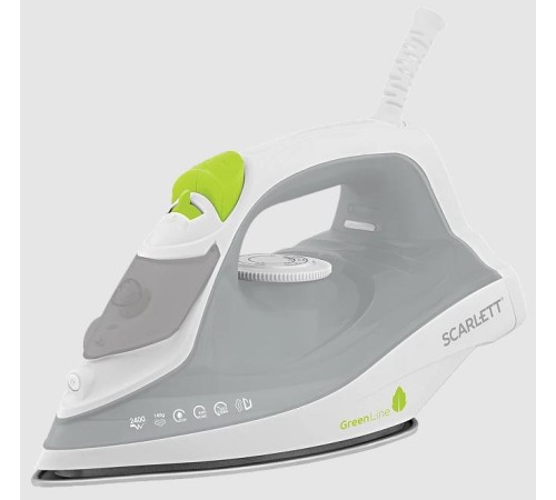 Утюг GREEN LINE SC-SI30K60 WHITE SCARLETT Утюг GREEN LINE SC-SI30K60 WHITE SCARLETT