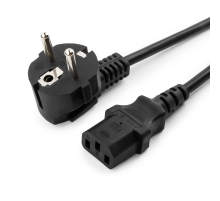 Кабель питания EU-Schuko/IEC320-C13, 220B, 10А, 5.0м