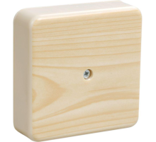 Iek UKO10-075-075-020-K34 Коробка КМ41212-04 распаячная для о/п 75х75х20 мм сосна (6 клемм 6мм2)