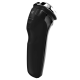 Бритва роторная Polaris PMR 0305R wet&dry PRO 5 blades реж.эл.:3 питан.:аккум. черный