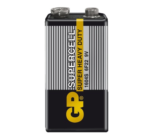 Батарея GP Supercell 1604S 6F22 9V (1шт)