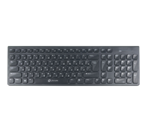 Клавиатура + мышь Oklick 220M черный, USB, беспроводная  [1062000]