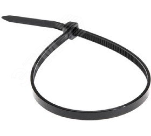 Rexant (07-0251) Хомут nylon 4.0 х 250 мм 100 шт черный Rexant (07-0251) Хомут nylon 4.0 х 250 мм 100 шт черный
