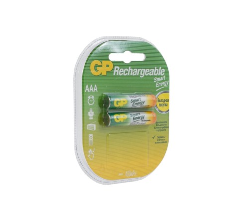Аккумулятор GP Smart Energy 40AAAHCSV AAA NiMH 400mAh (2шт) Аккумулятор GP Smart Energy 40AAAHCSV AAA NiMH 400mAh (2шт)