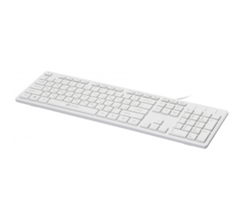 Клавиатура Oklick 500M белый USB slim Multimedia  [1061586]