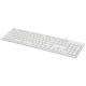 Клавиатура Oklick 500M белый USB slim Multimedia  [1061586]