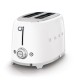 Тостер на 2 ломтика,SMEG TSF01WHEU, белый