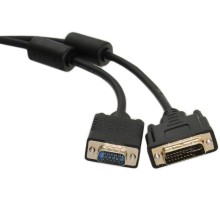 Кабель-переходник DVI (24+5)----> VGA_M/M 1,8м Telecom ( TA680F-1.8M) VCOM Telecom DVI-I (m) to VGA (m) (TA680F-1.8M)