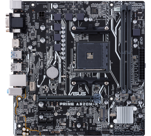 Материнская плата ASUS PRIME A320M-K (90MB0TV0-M0EAY0)