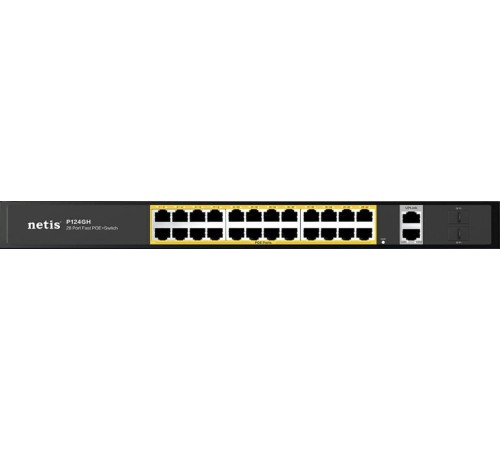 Коммутатор 24PORT 10/100M POE 4GE COMBO P124GH NETIS