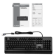 Механическая игровая клавиатура SVEN KB-G9700 (104 кл,+12Fn,RED switch, RGB, мет, корпус) Sven SV-015831