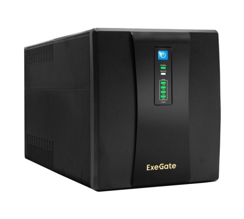 Exegate EP285490RUS ИБП ExeGate SpecialPro UNB-1200.LED.AVR.EURO.RJ.USB <1200VA/750W, LED, AVR, 4 евророзетки, RJ45/11, USB, Black> Exegate EP285490RUS ИБП ExeGate SpecialPro UNB-1200.LED.AVR.EURO.RJ.USB <1200VA/750W, LED, AVR, 4 евророзетки, RJ45/11, USB, Black>