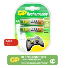 Перезаряжаемые аккумуляторы GP 230AAHC AA, емкость 2200 мАч - 2 шт. в клемшеле GP 4891199062889