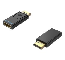 Адаптер-переходник Vention DisplayPort 20M > HDMI F Адаптер-переходник Vention DisplayPort 20M/HDMI F (HBKB0)