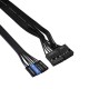 Exegate EX283729RUS Корпус Miditower XP-401 Black, ATX, <без БП>, 2*USB, Audio