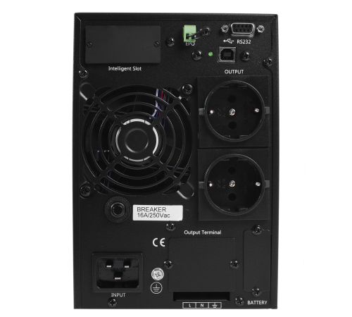 ИБП POWERMAN Online 2000, LCD, двойного преобразования, 2000ВА, 1800Вт, 2 евророзетки с резервным питанием, USB, RS232, слот SNMP, разъем EPO, внешний блок батарей (в комплект не входит), 215 х 315 х 475 мм., 8.9 кг. Powerman Online 2000 Plus ИБП POWERMAN Online 2000, LCD, двойного преобразования, 2000ВА, 1800Вт, 2 евророзетки с резервным питанием, USB, RS232, слот SNMP, разъем EPO, внешний блок батарей (в комплект не входит), 215 х 315 х 475 мм., 8.9 кг. Powerman Online 2000 Plus