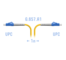 Патчкорд оптический LC/UPC SM G.657.A1 1 метр