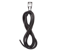 Труба автомобильная гофрированная ПП разрезная d9.8мм черн. (уп.5м) Rexant 15-1005