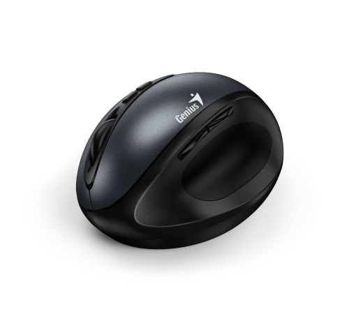 Мышь беспроводная Ergo 8300S серая (Iron Grey),  вертикальная эргономичная бесшумная мышь с подставкой для большого пальца