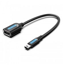 Адаптер переходник Vention OTG USB 2.0 AF/mini B 5pin - 0.15м Vention OTG USB 2.0 AF / mini B 5pin (CCTBB)