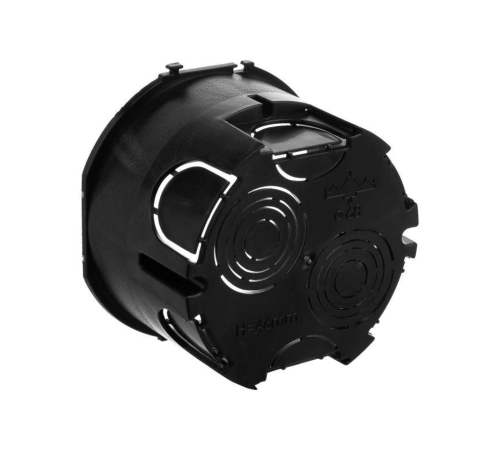 Подрозеточная коробка для сплошных стен, черная, под 2 модуля DKC 59301