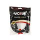 VCOM CE001-CU0.75-1.8 Кабель монитор - компьютер 220V (UPS -> устройство) VCOM <VDE> 3G*0.75mm (CE001-CU)1.8м