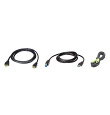 Комплект кабелей USB, HDMI для KVM-переключателя (1.8м) ATEN 2L-7D02UHX3