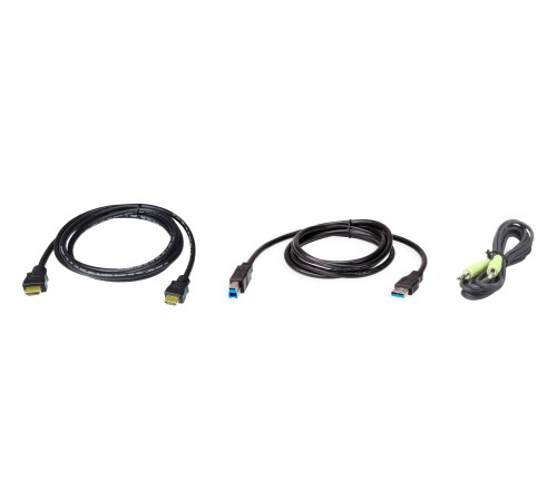 Комплект кабелей USB, HDMI для KVM-переключателя (1.8м) ATEN 2L-7D02UHX3 Комплект кабелей USB, HDMI для KVM-переключателя (1.8м) ATEN 2L-7D02UHX3