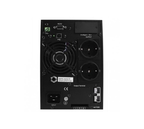ИБП POWERMAN Online 3000, LCD, двойного преобразования, 3000ВА, 2700Вт, 2 евророзетки с резервным питанием, USB, RS232, слот SNMP, разъем EPO, внешний блок батарей (в комплект не входит), 215 х 315 х 475 мм., 8.9 кг. Powerman Online 3000 Plus ИБП POWERMAN Online 3000, LCD, двойного преобразования, 3000ВА, 2700Вт, 2 евророзетки с резервным питанием, USB, RS232, слот SNMP, разъем EPO, внешний блок батарей (в комплект не входит), 215 х 315 х 475 мм., 8.9 кг. Powerman Online 3000 Plus