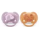 Пустышка ultra soft, собачка/цветочки, 6-18 мес., 2 шт. Philips Пустышка ultra soft, собачка/цветочки, 6-18 мес., 2 шт. (SCF091/18)