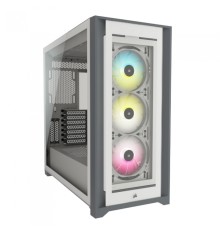 Корпус Corsair iCUE 5000X RGB белый/белый без БП ATX 3x120mm 4x140mm 1xUSB3.0 audio bott PSU