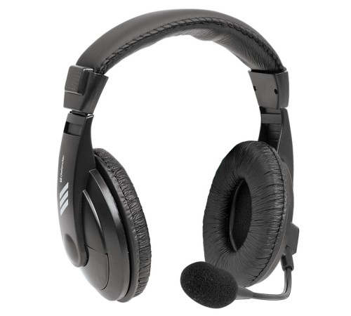 Defender Компьютерная гарнитура Gryphon 750U USB, черный, 1.8м кабель Defender Gryphon 750U USB (63752)