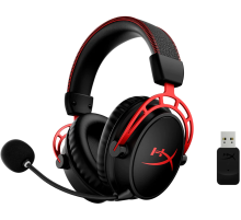 Наушники с микрофоном HyperX Cloud Alpha Wireless черный оголовье (4P5D4AA)