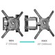Кронштейн ONKRON ONKRON M4 Black