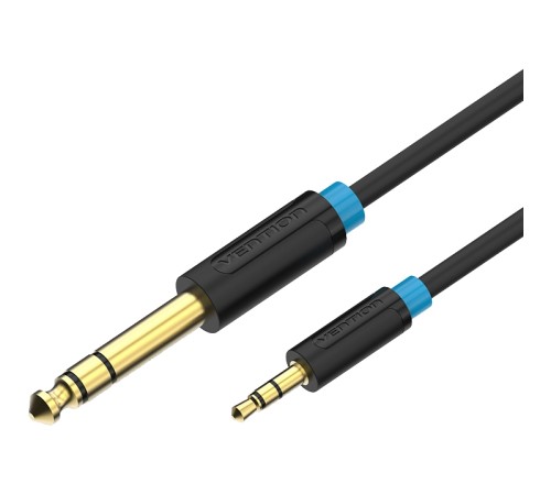 Кабель Vention аудио Jack 6,5 mm M/ 3,5 M - 1,5м Кабель Vention jack 6.5 mm(m)/mini jack 3.5 mm(m) - 1.5 м (BABBG) Кабель Vention аудио Jack 6,5 mm M/ 3,5 M - 1,5м Кабель Vention jack 6.5 mm(m)/mini jack 3.5 mm(m) - 1.5 м (BABBG)