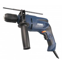 Дрель ударная FERM PDM1052, 800 Вт, 0 -3000 об/мин,  ЗВП, 13мм, коробка