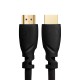 Greenconnect Кабель PROF 15.0m HDMI версия 2.0, черный, OD9.0mm, 28/24 AWG, позолоченные контакты, Ethernet 18.0 Гбит/с, 3D, 4K GCR-HM313-15.0m, тройной экран Greenconnect HDMI (m) - HDMI (m) 15м (GCR-HM313-15.0m)