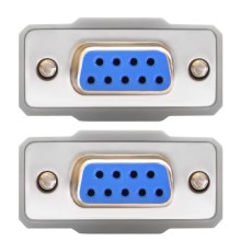 Greenconnect Кабель 1.5m 0-модемный COM линковочный, DB9/DB9  9F/9F, серый, 30 AWG, GCR-51477 Greenconnect COM(RS232) 9F - COM(RS232) 9F 1.5m (GCR-51477)