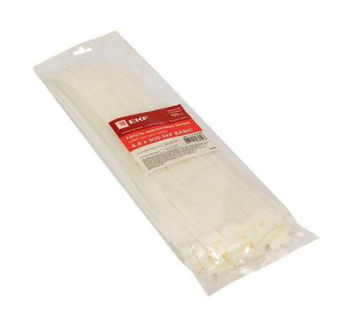 EKF plc-c-4.8x300 Хомут нейлоновый (4,8х300) (100шт.) EKF Basic