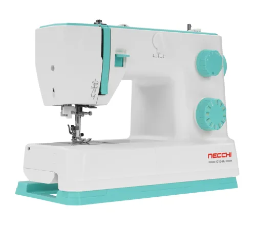 Швейная машина Necchi Q134A белый/голубой