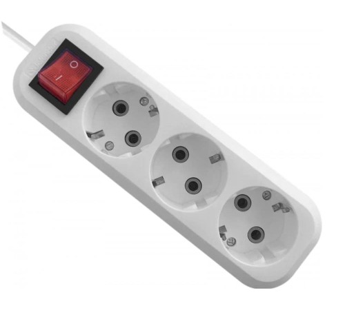 Defender Удлинитель L330 16 А, 7 м  [99361] выключатель, с заземлением