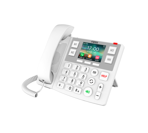 Ip-телефон Fanvil Care Series IP Phone3.5" 320 x 240-pixel color display2 SIP Line4 Quick KeyBig ButtonWIFI 2.4GHz & 5GHzHAC HandsetG.722, OpusSOS ButtonDesktop Stand/Wall Mountable(optional) (X305) Ip-телефон Fanvil Care Series IP Phone3.5" 320 x 240-pixel color display2 SIP Line4 Quick KeyBig ButtonWIFI 2.4GHz & 5GHzHAC HandsetG.722, OpusSOS ButtonDesktop Stand/Wall Mountable(optional) (X305)