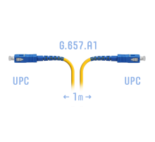 Патчкорд оптический B-Optix SC/UPC SM G.657.A1 1 метр
