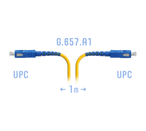 Патчкорд оптический B-Optix SC/UPC SM G.657.A1 1 метр