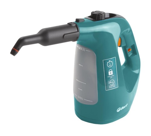 Bort Пароочиститель BDR-1500-RR {Мощность 1500 Вт;Температура пара 133 °С; Емкость бачка 350 мл;Размер 300x125x245 мм; 2,02 (2,02) кг; 34 x 14 x 28; гарантия 2 г} [93410747]