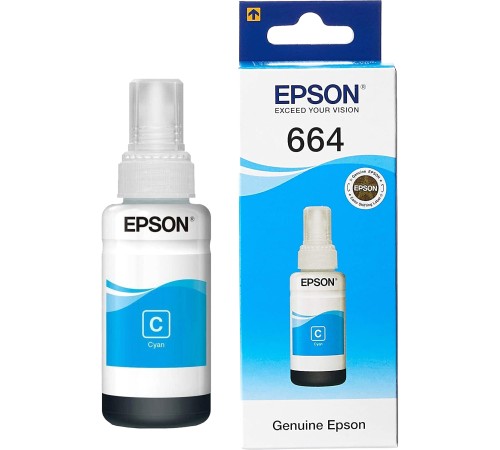Чернила Epson L100 Cyan ink bottle 70ml (C13T66424A)